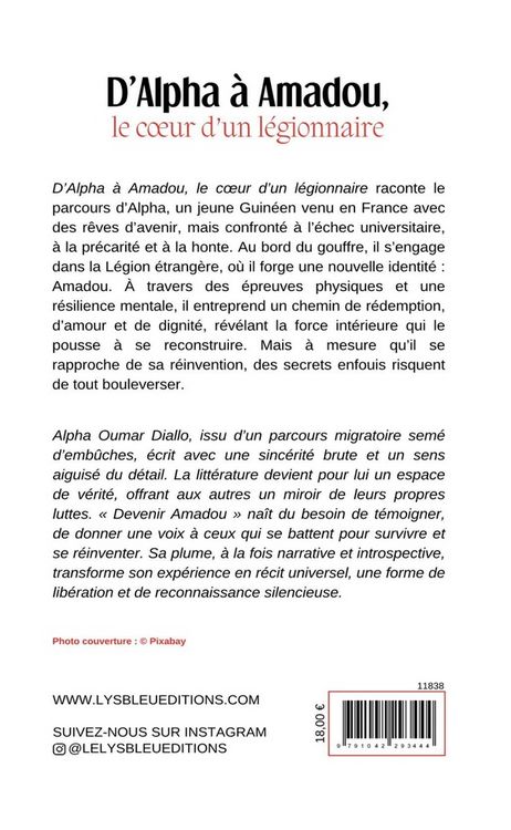 Produktbild: D'Alpha &agrave; Amadou, le c&iquest;ur d'un le&iquest;gionnaire