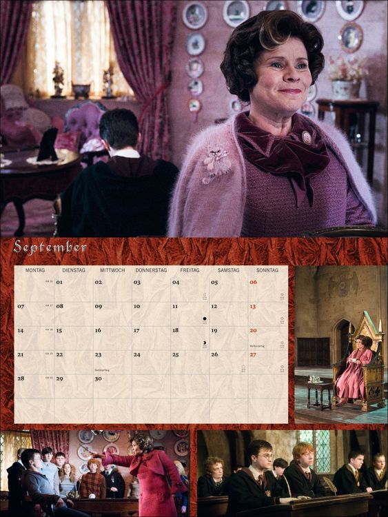 Produktbild: Harry Potter Broschur XL Kalender 2026