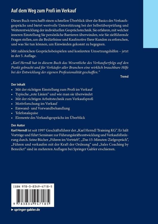 Produktbild: Auf dem Weg zum Profi im Verkauf