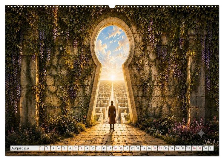Produktbild: Zwischen Ausgang und Unendlichkeit (Wandkalender 2027 DIN A2 quer), CALVENDO Monatskalender