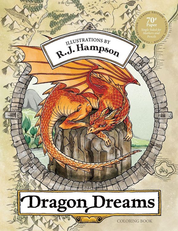 Produktbild: Dragon Dreams Coloring Book