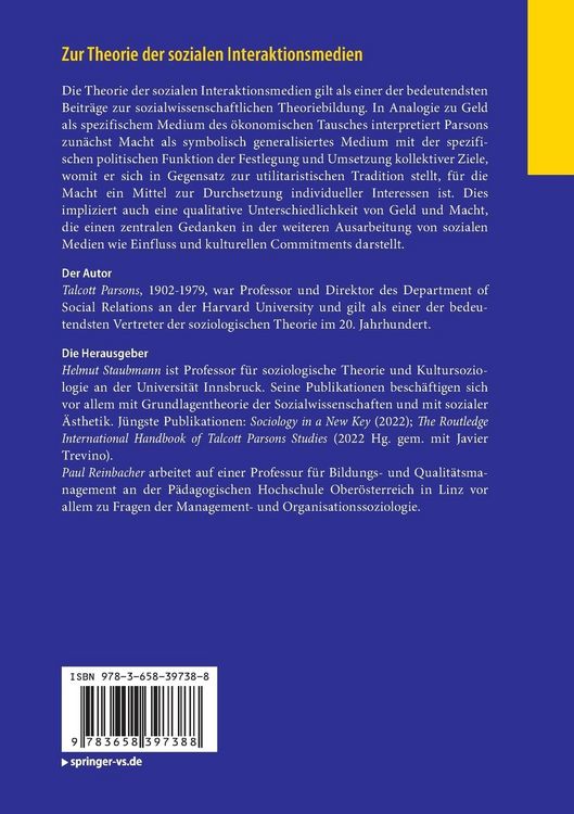 Produktbild: Zur Theorie der sozialen Interaktionsmedien
