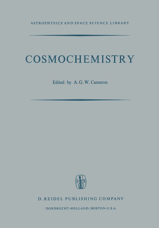 Produktbild: Cosmochemistry