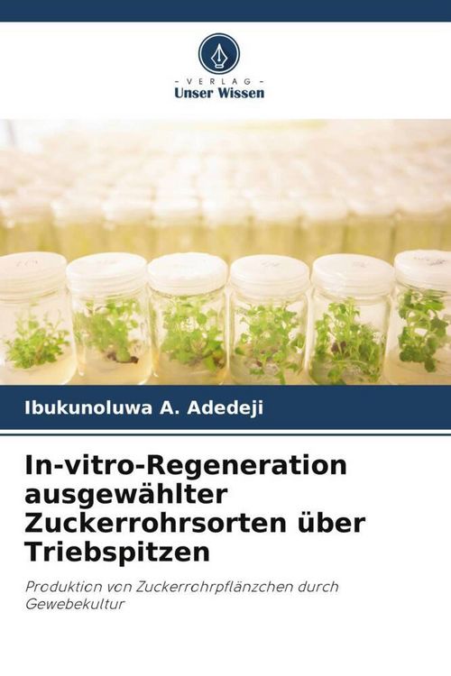 Produktbild: In-vitro-Regeneration ausgew&auml;hlter Zuckerrohrsorten &uuml;ber Triebspitzen