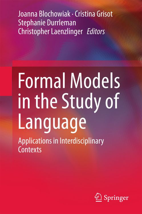 Produktbild: Formal Models in the Study of Language