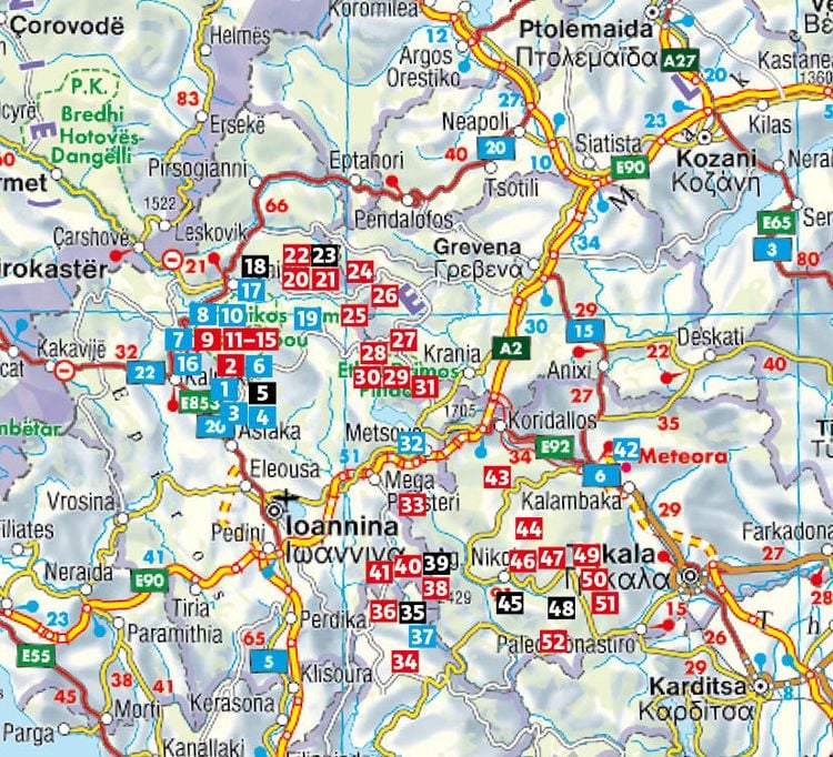 Produktbild: ROTHER Wanderf&uuml;hrer Griechenland &ndash; Pindosgebirge