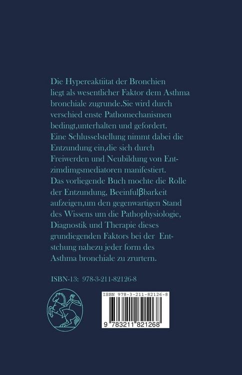 Produktbild: Bronchiale Hyperreaktivit&auml;t und Entz&uuml;ndung