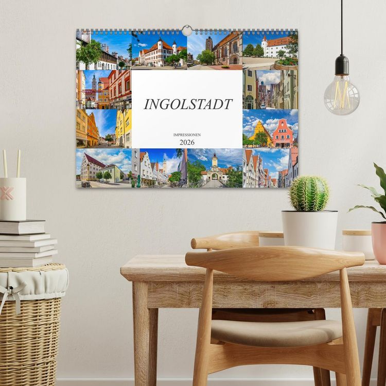 Produktbild: Ingolstadt Impressionen (Wandkalender 2026 DIN A3 quer), CALVENDO Monatskalender