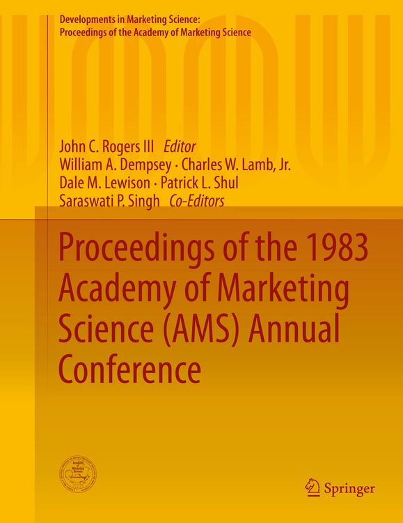 Produktbild: Proceedings of the 1983 Academy of Marketing Science (AMS) Annual Conference