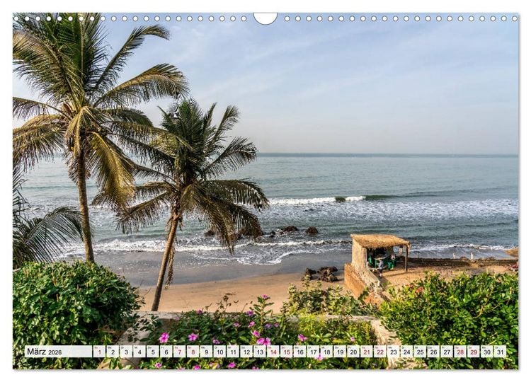 Produktbild: Traumstr&auml;nde in Gambia (Wandkalender 2026 DIN A3 quer), CALVENDO Monatskalender