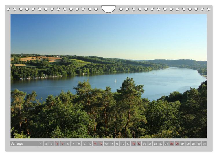 Produktbild: Baldeneysee - Oase der Ruhe (Wandkalender 2026 DIN A4 quer), CALVENDO Monatskalender