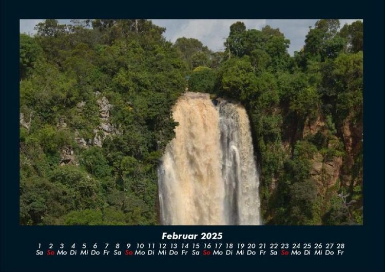 Produktbild: Wasserf&auml;lle 2025 Fotokalender DIN A4