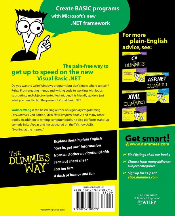 Produktbild: VisualBasic .NET For Dummies
