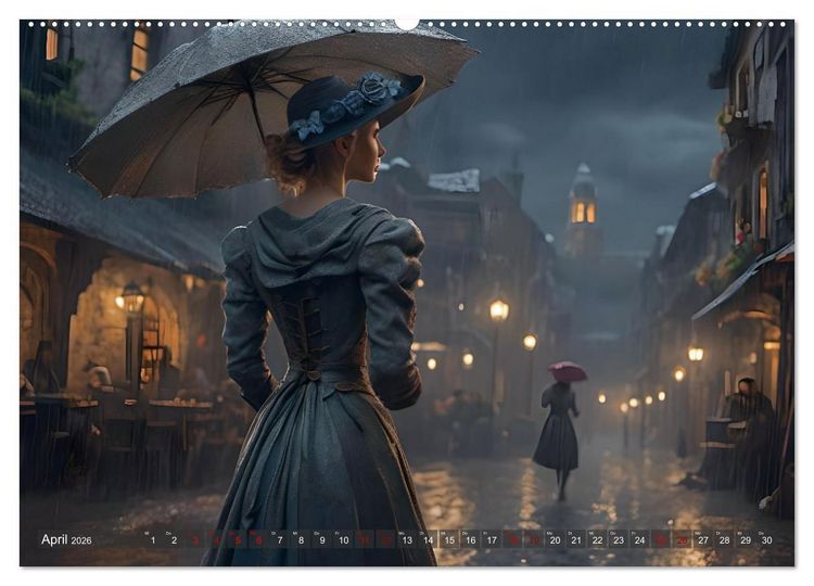 Produktbild: Elegante Momente - Frauen in harmonischer Umgebung (Wandkalender 2026 DIN A2 quer), CALVENDO Monatskalender