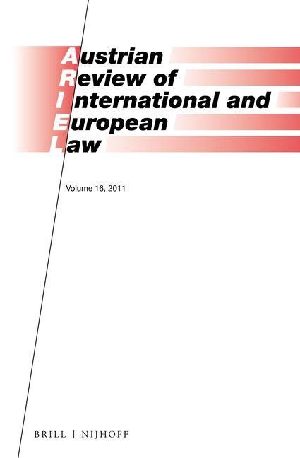 Produktbild: Austrian Review of International and European Law, Volume 16 (2011)