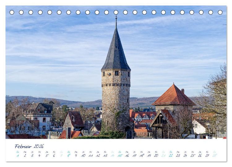 Produktbild: Taunus, deine T&uuml;rme (Tischkalender 2026 DIN A5 quer), CALVENDO Monatskalender