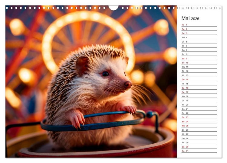 Produktbild: Stachelstars (Wandkalender 2026 DIN A3 quer), CALVENDO Monatskalender