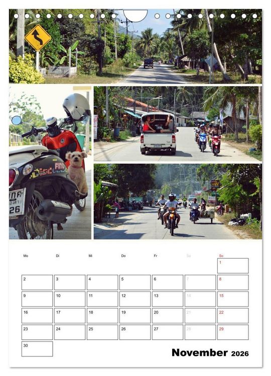 Produktbild: Das bunte Leben in Thailand (Wandkalender 2026 DIN A4 hoch), CALVENDO Monatskalender
