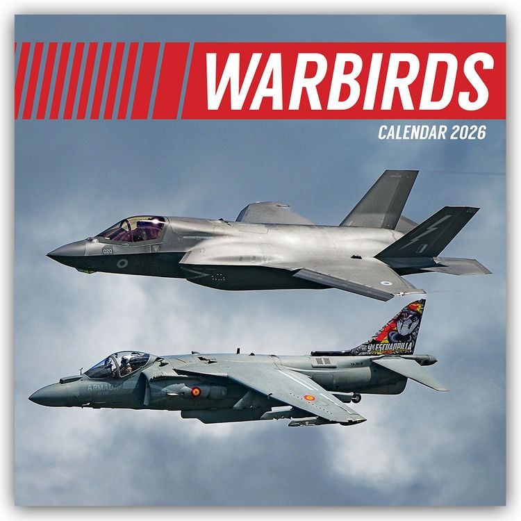 Produktbild: Warbirds – Kampfflugzeuge 2026 – 16-Monatskalender