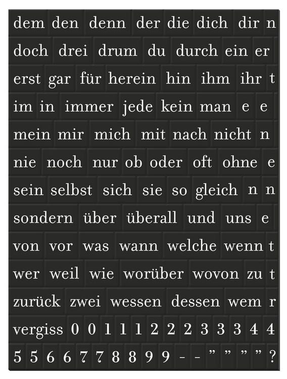 Produktbild: moses. libri_x Magnetische Poesie