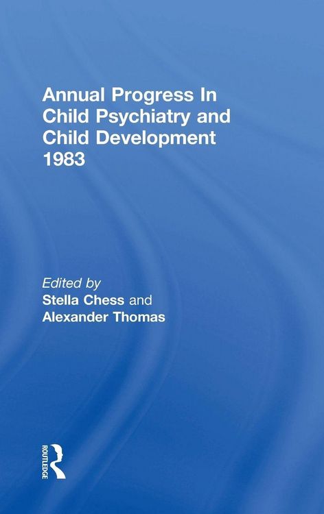 Produktbild: 1983 Annual Progress In Child Psychiatry