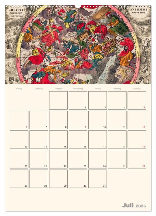 Produktbild: Zu den Sternen - mit Planerfunktion (Wandkalender 2026 DIN A2 hoch), CALVENDO Monatskalender