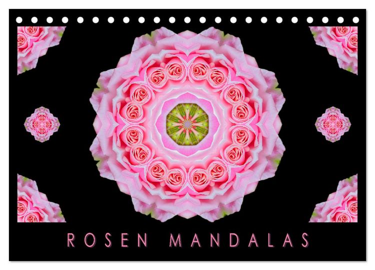 Produktbild: ROSEN MANDALAS (Tischkalender 2027 DIN A5 quer), CALVENDO Monatskalender