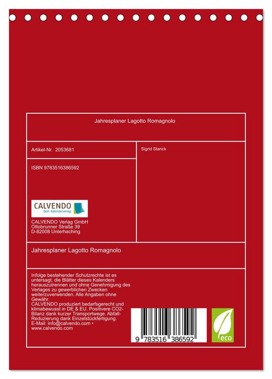 Produktbild: Jahresplaner Lagotto Romagnolo (Tischkalender 2026 DIN A5 hoch), CALVENDO Monatskalender