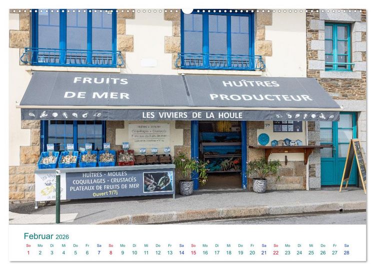Produktbild: Smaragdk&uuml;ste C&ocirc;te d'&Eacute;meraude. Der malerische Norden der Bretagne (hochwertiger Premium Wandkalender 2026 DIN A2 quer), Kunstdruck in Hochglanz