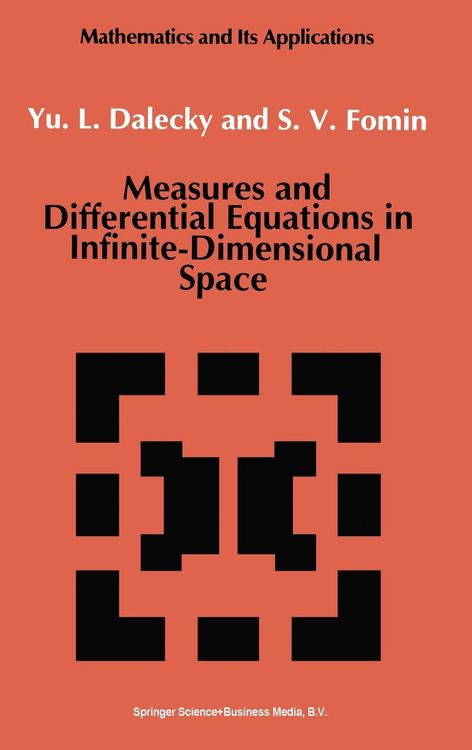 Produktbild: Measures and Differential Equations in Infinite-Dimensional Space