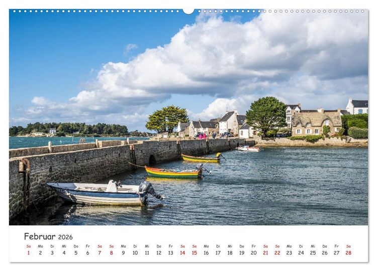 Produktbild: Unterwegs im Morbihan (Wandkalender 2026 DIN A2 quer), CALVENDO Monatskalender
