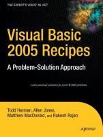 Produktbild: Visual Basic 2005 Recipes