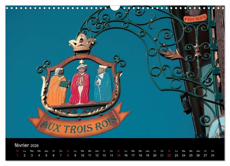 Produktbild: D&eacute;tails d'Alsace (Calendrier mural 2026 DIN A3 vertical), CALVENDO calendrier mensuel