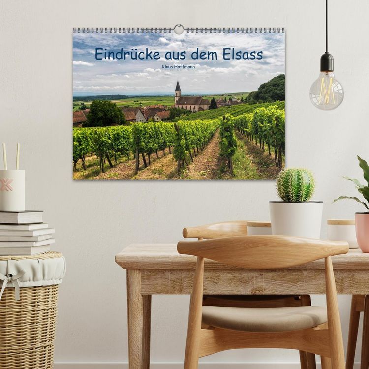 Produktbild: Eindr&uuml;cke aus dem Elsass (Wandkalender 2026 DIN A3 quer), CALVENDO Monatskalender