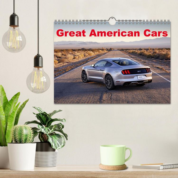 Produktbild: Great American cars (Wall Calendar 2026 DIN A4 landscape), CALVENDO 12 Month Wall Calendar