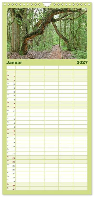 Produktbild: Familienplaner 2027 - Entdeckungen am Kilimandscharo mit 5 Spalten (Wandkalender, 21 x 45 cm) CALVENDO