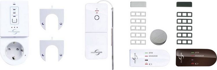 Produktbild: Protector Funk-Abluftsteuerung AS-7030 Comfort 1800W Wei&szlig; Zulassungen (Abluftsteuerung): DIBt