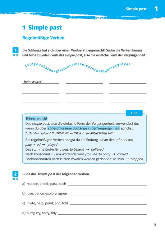 Produktbild: 10-Minuten-Training Simple Past und Present Perfect. Englisch 6./7. Klasse
