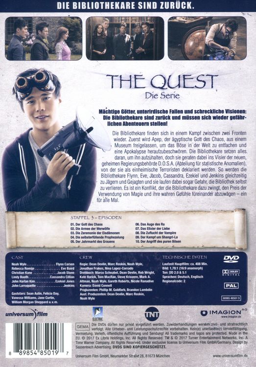 Produktbild: The Quest - Die Serie - Staffel 3 [2 DVDs]