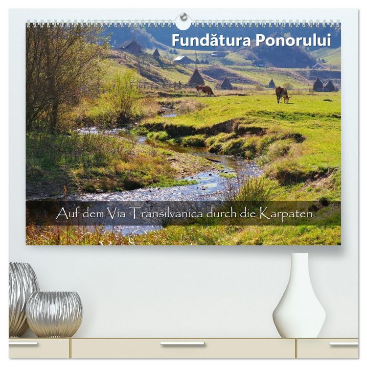 Produktbild: Fundatura Ponorului - Auf dem Via Transilvanica durch die Karpaten (hochwertiger Premium Wandkalender 2027 DIN A2 quer), Kunstdruck in Hochglanz