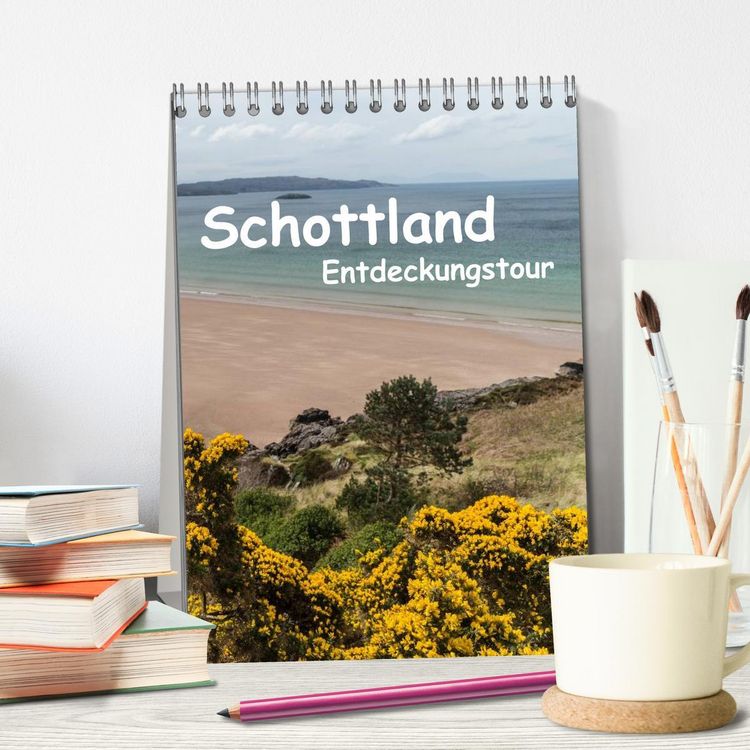 Produktbild: Schottland Entdeckungstour (Tischkalender 2026 DIN A5 hoch), CALVENDO Monatskalender