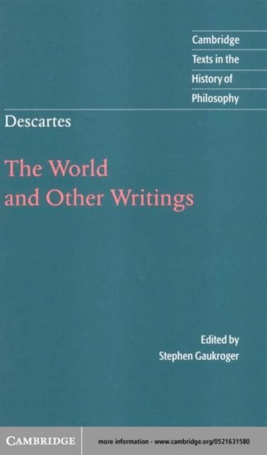 Produktbild: Descartes: The World and Other Writings