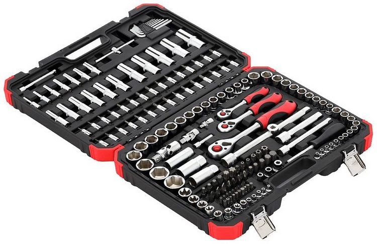 Produktbild: Gedore RED R45603172 Steckschl&uuml;sselsatz 1/4\", 3/8\", 1/2\" 172teilig 3300058
