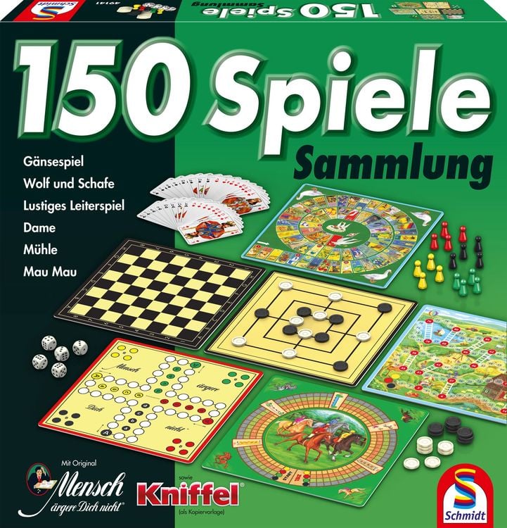 Produktbild: Schmidt Spiele - 150er Spielesammlung