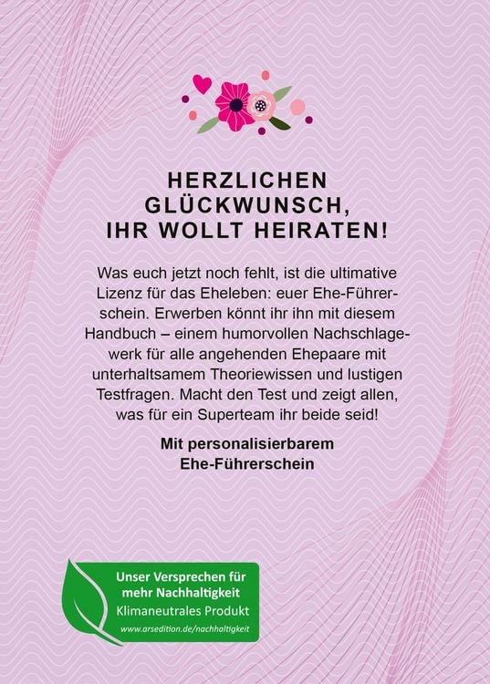 Produktbild: Führerschein für die Ehe