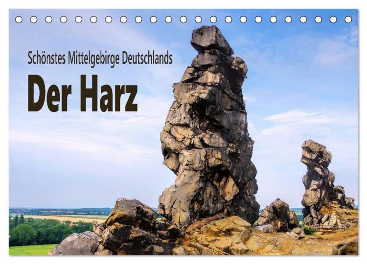 Produktbild: Der Harz - Sch&ouml;nstes Mittelgebirge Deutschlands (Tischkalender 2026 DIN A5 quer), CALVENDO Monatskalender