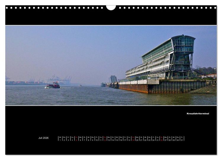 Produktbild: Hamburg Panoramen 2026 (Wandkalender 2026 DIN A3 quer), CALVENDO Monatskalender