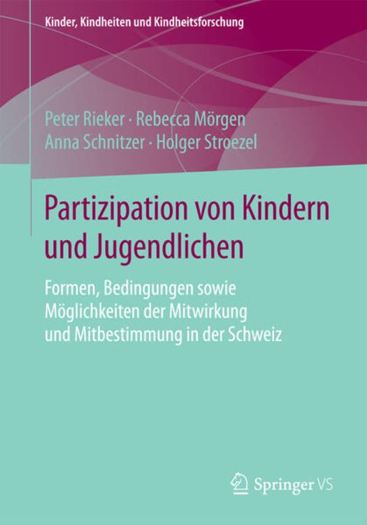 Produktbild: Partizipation von Kindern und Jugendlichen