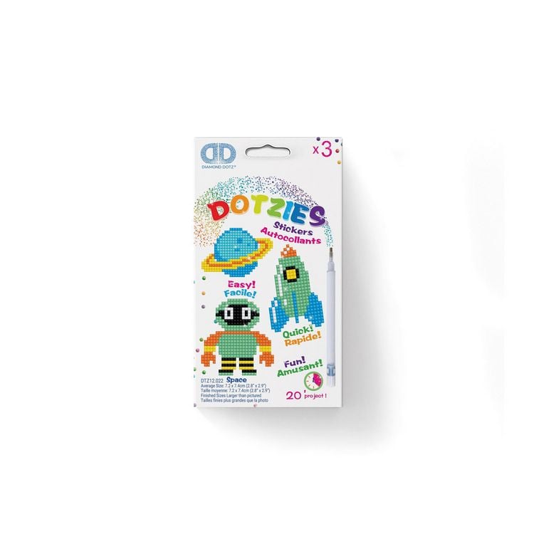 Produktbild: Dotzies by Diamond Dotz Sticker Weltraum