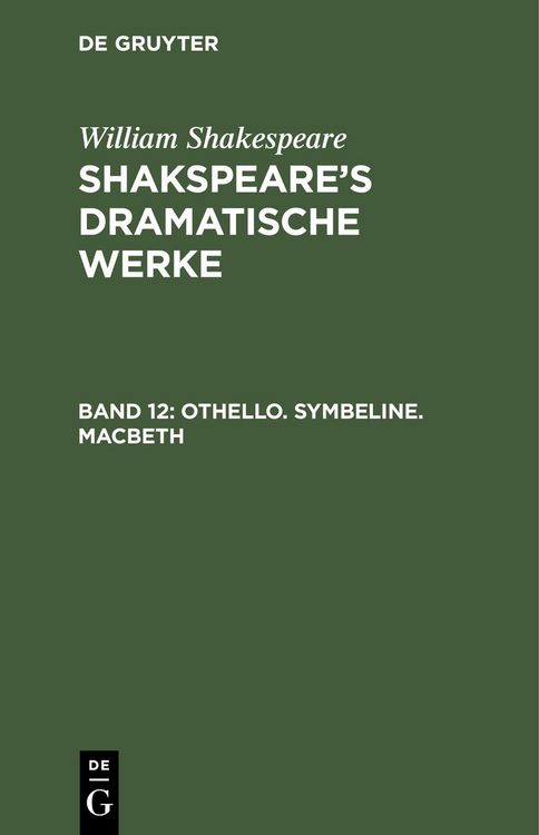 Produktbild: Othello. Symbeline. Macbeth